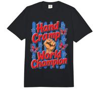 Hand Cramp World Champion Clenched Faust Funny Comfort Colors Adult Heavyweight T-Shirt