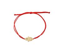Hand der Fatima Armband für Frauen Männer Edelstahl Hamsa Hand der Fatima Mit Einer Perle Geflochten Buntes Armband Verstellbares Armband Talisman Schmuck Geschenk, Taglia Unica, Edelstahl, Ohne Stein