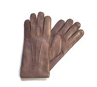 Hand Gewand by Weikert Lederhandschuhe aus Peccary Leder mit sehr weichem Alpaccafutter, Pekari, Winterhandschuhe für Damen & Herren (Fasan, 9.5)