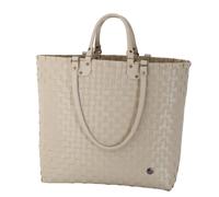 Dual Shopper Fat Strap Pale Grey Size L with PU Handles