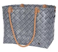 Saint-Maxime Shopper stripes "dark grey" Handedby