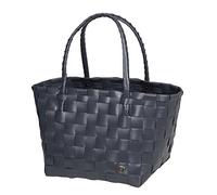 Handed By Handgewebt Paris shopper Tasche, Grau (dunkelgrau), 27 x 31 x 24 cm