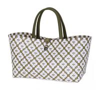 Handed By - Mini Motif Handtasche olive / white