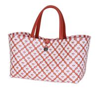 Handed By - Mini Motif Handtasche rust / white