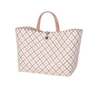 Handed By Motif Bag Shopper L copper blush with white pattern
