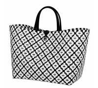 Handed By - Motif Tasche black with white pattern