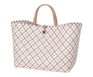 Handed By - Motif Tasche copper blush with white pattern