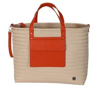 Handed By Shopper Percy sand L Außentasche und Griffe deep carrot orange