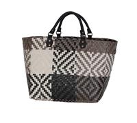Handed By - Quinn Shopper black taupe with champagne