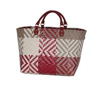 Handed By - Quinn Shopper burgundy red-liver with champagne