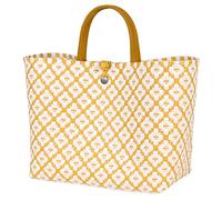 Handed By Shopper L Motif Bag mustard with white pattern