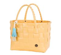 Handed By Shopper Mini Paris XS golden yellow mit Quaste soft aqua green