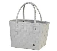 Handed By Shopper Paris MISTY GREY grau Tasche Korb geflochten Öko Schulter Hand