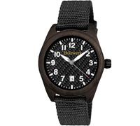 Handgefertigte Holzwerk Designer Damen Herren Uhr Öko Natur Holz Armband Analog Klassisch Quarz in Schwarz Braun Weiß Datum mit Textil Nylon Armband