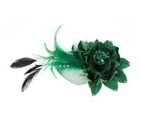 Handgefertigte Stoff Blumenbrosche Rote Blume Für Jacken Und Revers | Haarschmuck für Damen und Mädchen, Festlich für Hochzeit und Feste, aus Stoff, Vielseitig Kombinierbar