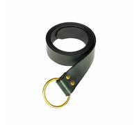 Handgefertigter Ringgürtel mit Ring aus Messing mit Antik Finish -...