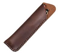 Handgefertigtes Doppel-Stifteetui aus echtem Leder f r F llfederhalter, Vintage-Stil (Kaffee)