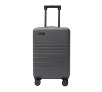 Handgepäck Koffer ABS Grau 55x35x20 cm - Eternitive E2 | TSA-Schloss 4 Doppelrollen Hartschale