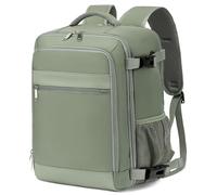 Handgepäck Rucksack 40x30x20 cm Travelite Reiserucksack 24L für Ryanair EasyJet Eurowings Flugreisen 15,6 Zoll Laptop,Grün