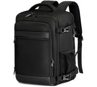 Handgepäck Rucksack 40x30x20 cm Travelite Reiserucksack 24L für Ryanair EasyJet Eurowings Flugreisen 15,6 Zoll Laptop, Schwarz