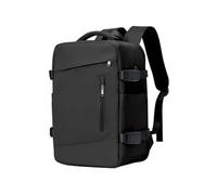 Handgepäck-Rucksack for die Kabine, Laptop-Reisetasche for Damen und Herren(Black)