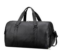 Handgepäck Tasche Sporttasche 18-Zoll-Reisetasche Für Damen, Weekender, Handgepäck, Schultertasche, PU-Leder, Sporttasche Übernachtungstasche(B)