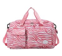 Handgepäck Tasche Sporttasche 18-Zoll-Reisetasche, Leicht, Wasserdicht, Für Tragen Von Gepäck, Mit Schuhfach Für Mädchen Übernachtungstasche(C)