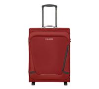 Handgepäck-Trolley TRAVELITE "JETPACK Multi 2 Cabin Handgepäck Koffer", Gr. B/H/T: 40cm x 55cm x 20cm 41 l, rot, Polyester, unifarben mit Farbeinsätzen, Koffer, Weichgepäck, passend für Ryanair, Condo