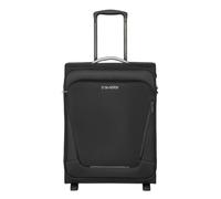 Handgepäck-Trolley TRAVELITE "JETPACK Multi 2 Cabin, konzipiert für Condor & Ryanair", Damen, Gr. B/H/T: 40cm x 55cm x 20cm 41 l, schwarz, Polyester, unifarben mit Farbeinsätzen, Koffer, Weichgepäck-K