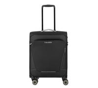 Travelite Handgepäck Koffer mit 4 Rollen für Condor + Ryanair, integriertes Zahlenschloss, Bordtrolley Jetpack: Superleichter Weichgepäck Trolley mit Aufsteckfunktion, 55x40x20 cm, 37 l, 1,9 kg