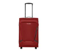 Handgepäck-Trolley TRAVELITE "JETPACK Slim 2 Cabin, konzipiert für Air France, KLM & ITA", Damen, Gr. B/H/T: 35cm x 55cm x 23cm 40 l, rot, Polyester, unifarben mit Farbeinsätzen, Koffer, Weichgepäck-K
