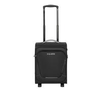 Handgepäck-Trolley TRAVELITE "JETPACK Wings 2 Cabin Handgepäck Koffer", Gr. B/H/T: 30cm x 40cm x 25cm 25 l, schwarz, Polyester, unifarben mit Farbeinsätzen, Koffer, Weichgepäck, passend für Eurowings 