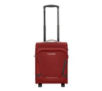 Handgepäck-Trolley TRAVELITE "JETPACK Wings 2 Cabin, konzipiert für Eurowings", Damen, Gr. B/H/T: 30cm x 40cm x 25cm 25 l, rot, Polyester, unifarben mit Farbeinsätzen, Koffer, Weichgepäck-Koffer Handg