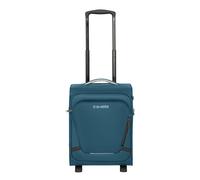 Travelite Handgepäck Koffer mit 2 Rollen für Eurowings, integriertes Zahlenschloss, Bordtrolley Jetpack: Kompakter Weichgepäck Trolley mit Aufsteckfunktion, 40x30x25 cm, 25 l, 1,8 kg