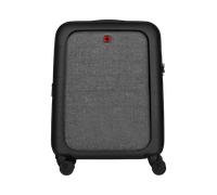 Handgepäckkoffer Syntry mit Laptopfach, USB-Anschluss, 4 Rollen, Zahlenschloss, Schwarz