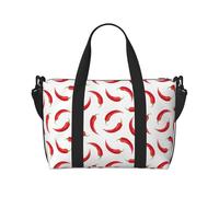 Handgepäcktasche für Damen, Wochenendtasche für Damen, Chili-Pfeffer, persönliche Gegenstände, Reisetasche, Reiseutensilien, Sport, Turnbeutel für Männer und Frauen