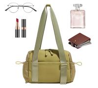 Handgepäcktasche - Trocken- und Nass-Tragetasche, Sporttasche, große Kapazität, mehrere Fächer, Wochenendtasche, Übernachtungsrucksack, Kulturbeutel, Duschtasche für Outdoor, Camping, grün, Refer to