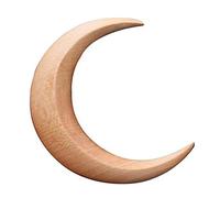 Handgeschnitzte Halbmond-Haargabel für Frauen, Halbmond-Haarnadel aus Holz, Mondspangen, Mond-Haarstab, Halbmond-Haarnadel, Haarstyling-Werkzeug für dickes, Haarspange Mit Kette