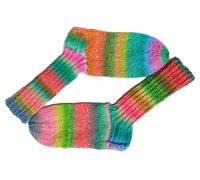 Handgestrickte Sockem Größe ist wählbar - Schoppel Zauberball "Boygroup" - 6 fädig - Bunte Wollsocken Damen - Unikat (DE/NL/SE/PL, Numerisch, 42, 43, Regular, Regular)