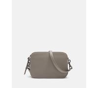 Handliche Crossbody-Bag aus Rindsleder grau