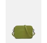 Handliche Crossbody-Bag aus Rindsleder grün