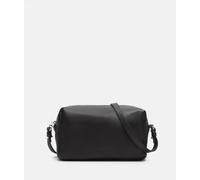 Handliche Crossbody-Bag aus Rindsleder schwarz