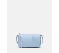 Handliche Crossbody-Bag aus weichem Schafsleder blau