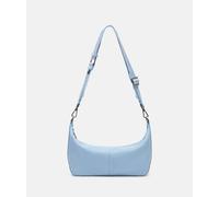 Handliche Hobo-Bag aus hochwertigem Schafsleder blau