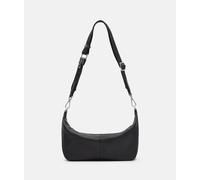 Handliche Hobo-Bag aus Rindsleder schwarz