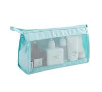 Handliche Make-up-Tasche - ultraleicht, langlebig, große Kapazität, tragbare Kulturbeutel, Blau, Unverzichtbar für Freizeit, Reisen und Zuhause
