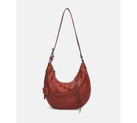 Handliche Tasche aus weichem Yakleder rot