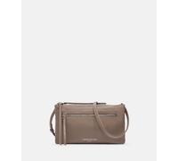 Handliche Umhängetasche aus weichem Schafsleder beige