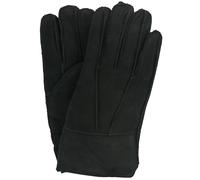 Handschuh in echtem Lammfell für Damen + Herren schwarz, XL