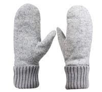 Handschuhe Damen Fäustlinge Fleece Futter Wollhandschuhe Herbst Winter Fausthandschuhe Einfarbige Damenhandschuhe Winterhandschuhe Verdickter Handwärmer Gloves für Outdoor Sport Radfahren Skifahren